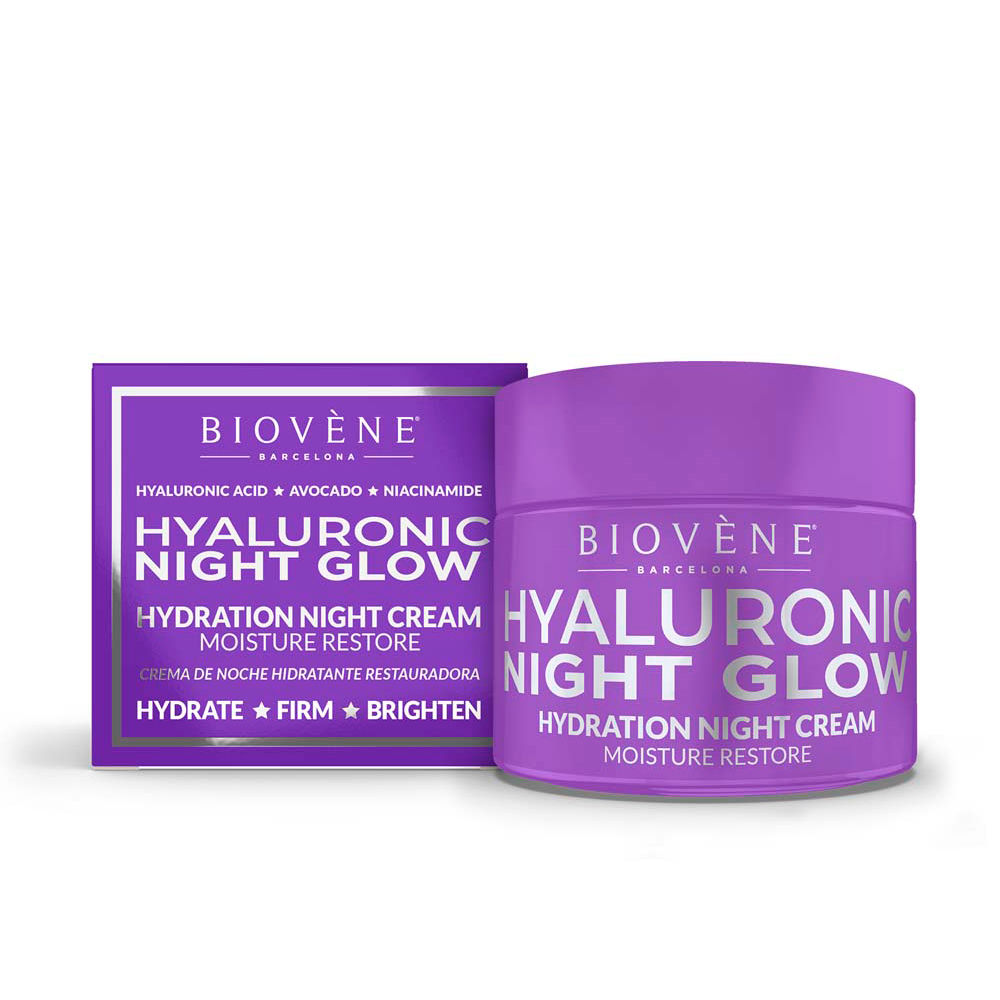 HYALURONIC NIGHT GLOW hydration night cream moisture restore
