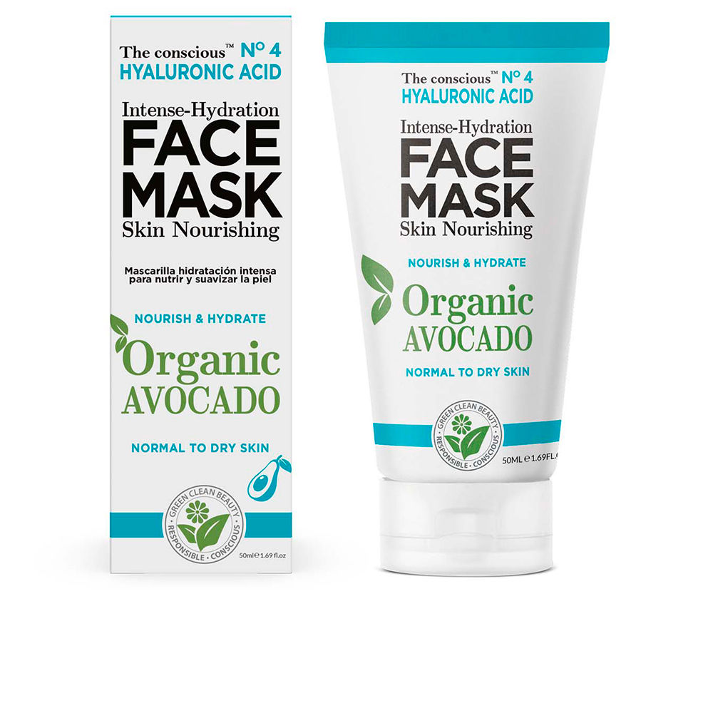 HYALURONIC ACID intense-hydration face mask organic avocado