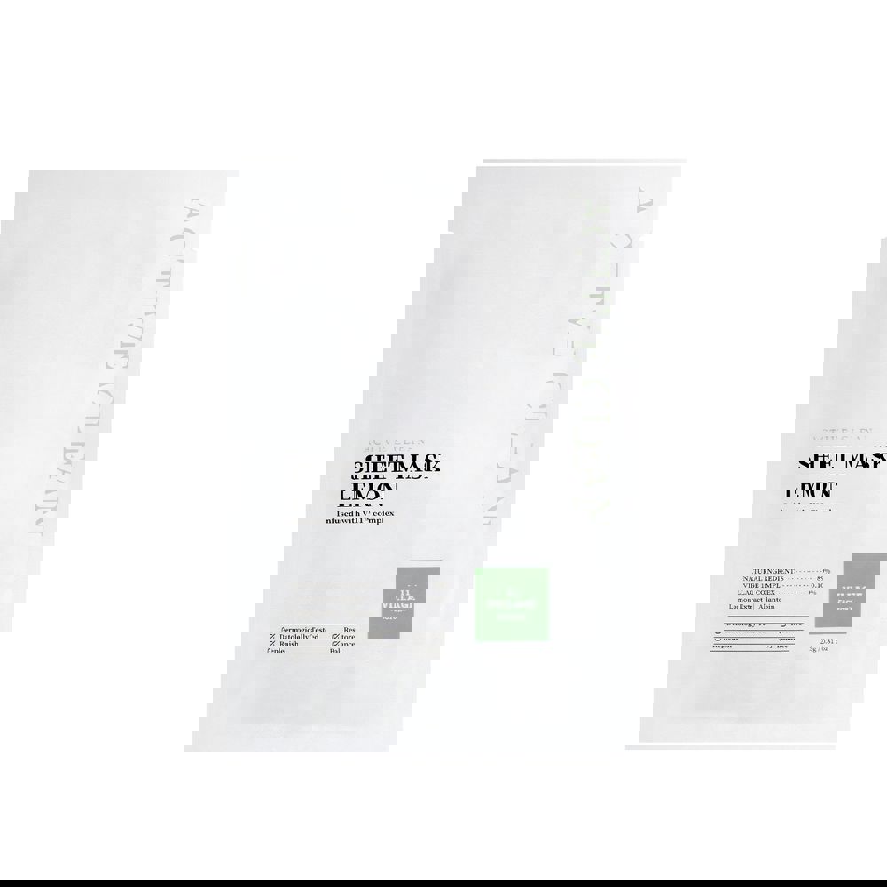 ACTIVE CLEAN sheet mask lemon