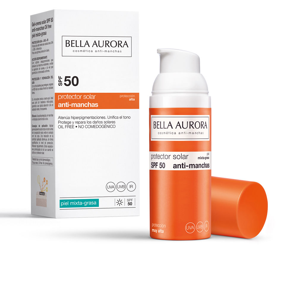 BELLA AURORA SOLAR gel anti-dark spots mixed/oily SPF50