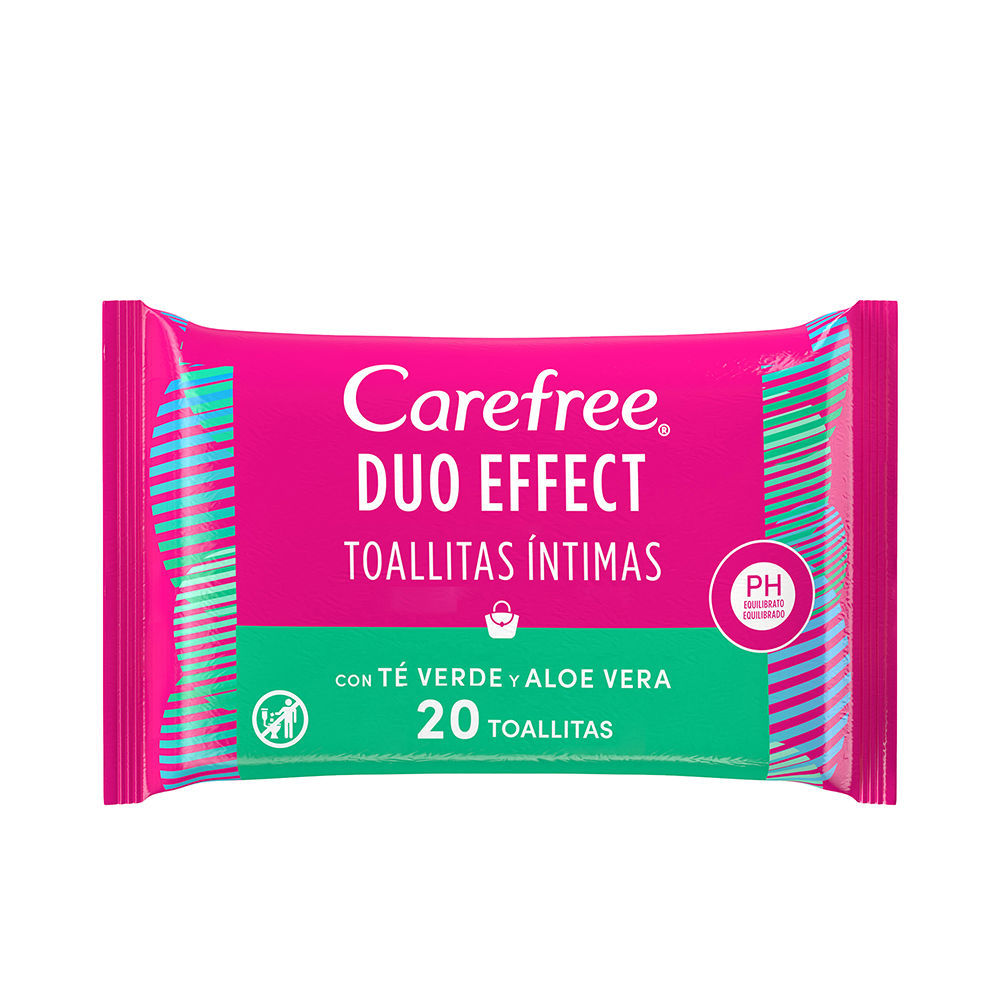 CAREFREE ALOE VERA intimate wipes