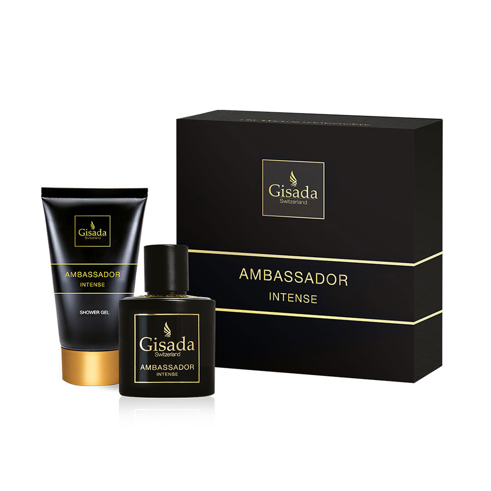 AMBASSADOR INTENSE CASE 2 pcs (Eau de Parfum spray 50 ml + shower gel 100 ml)