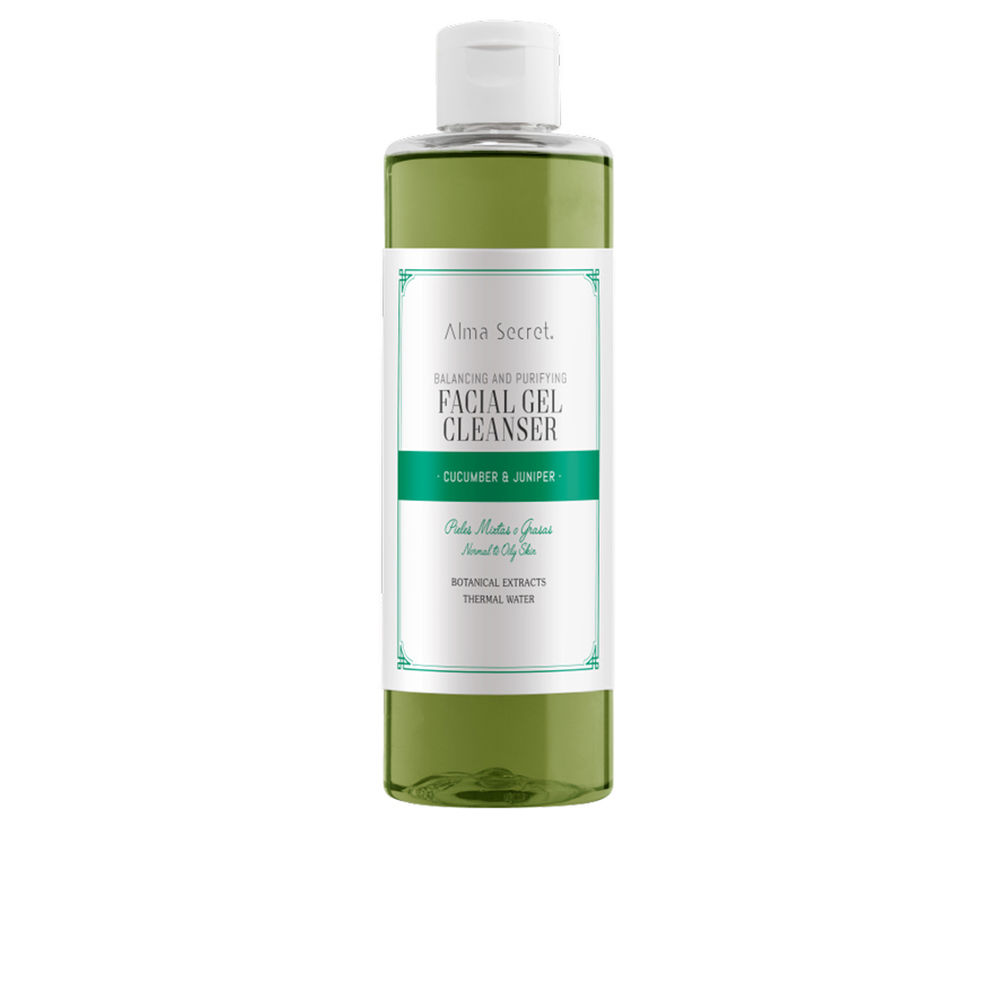 Balancing and purifying FACIAL GEL CLEANSER cucumber & juniper
