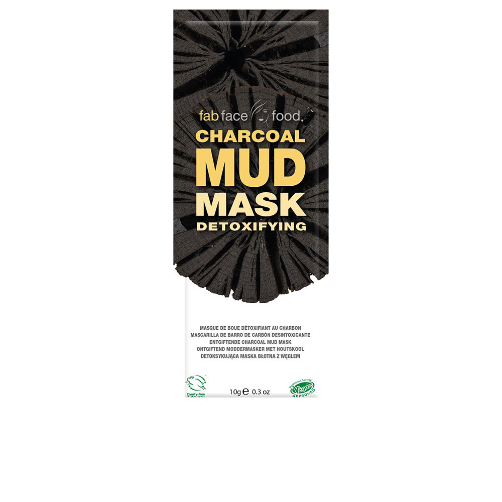 FAB FACE FOOD CHARCOAL detoxifying charcoal mud mask