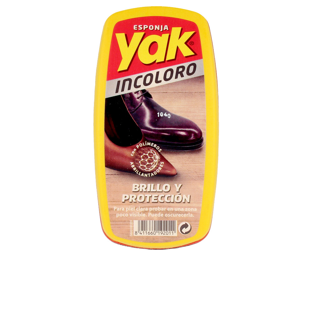 YAK self-shining shoe sponge colorless