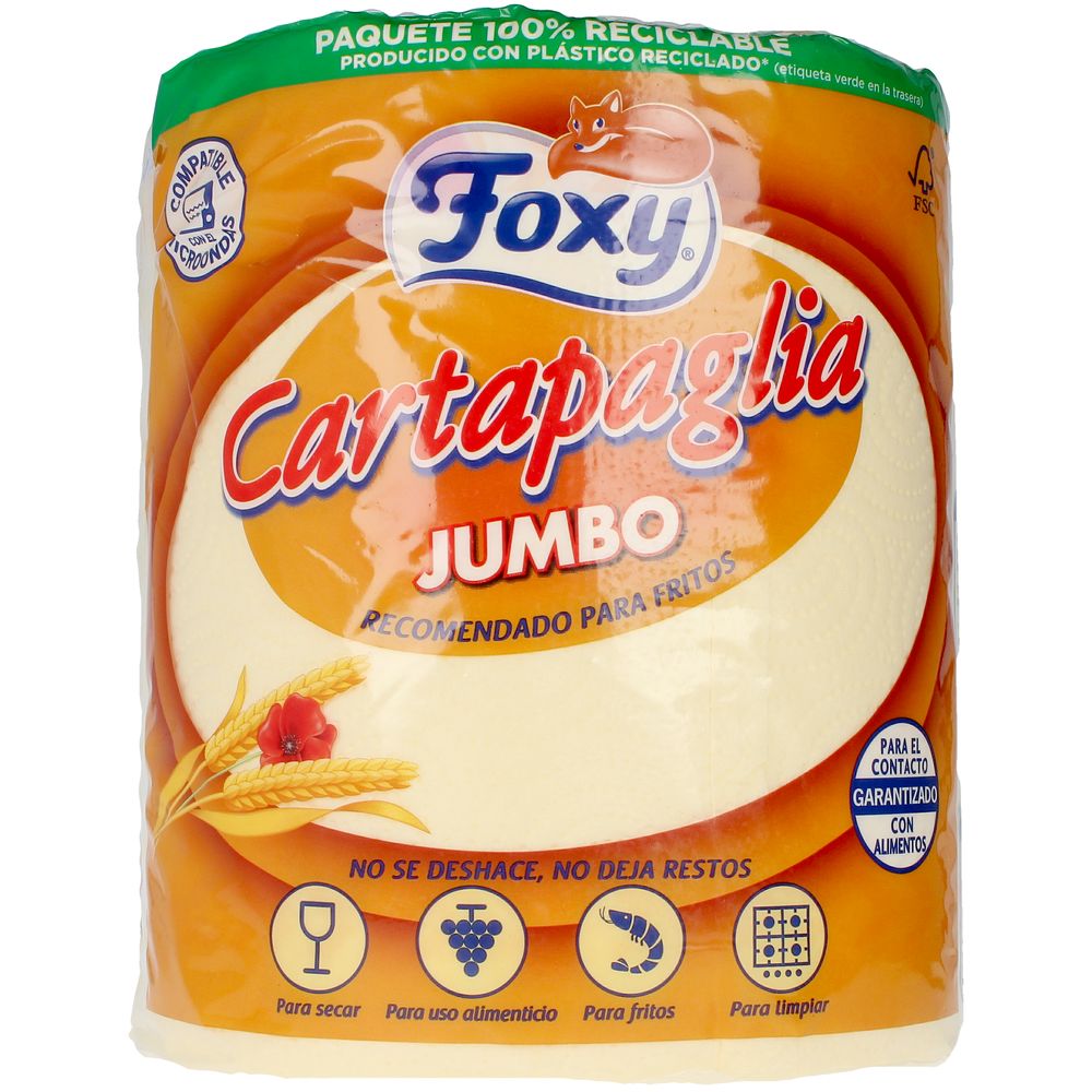 CARTAPAGLIA JUMBO special fried kitchen paper 60 meters