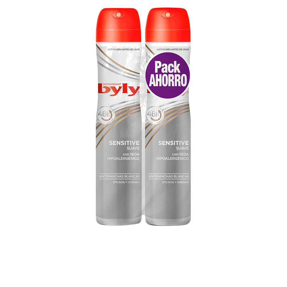 BYLY SENSITIVE DEODORANT vaporizer lot 2 pcs (Spray deodorant 2 x 200 ml)
