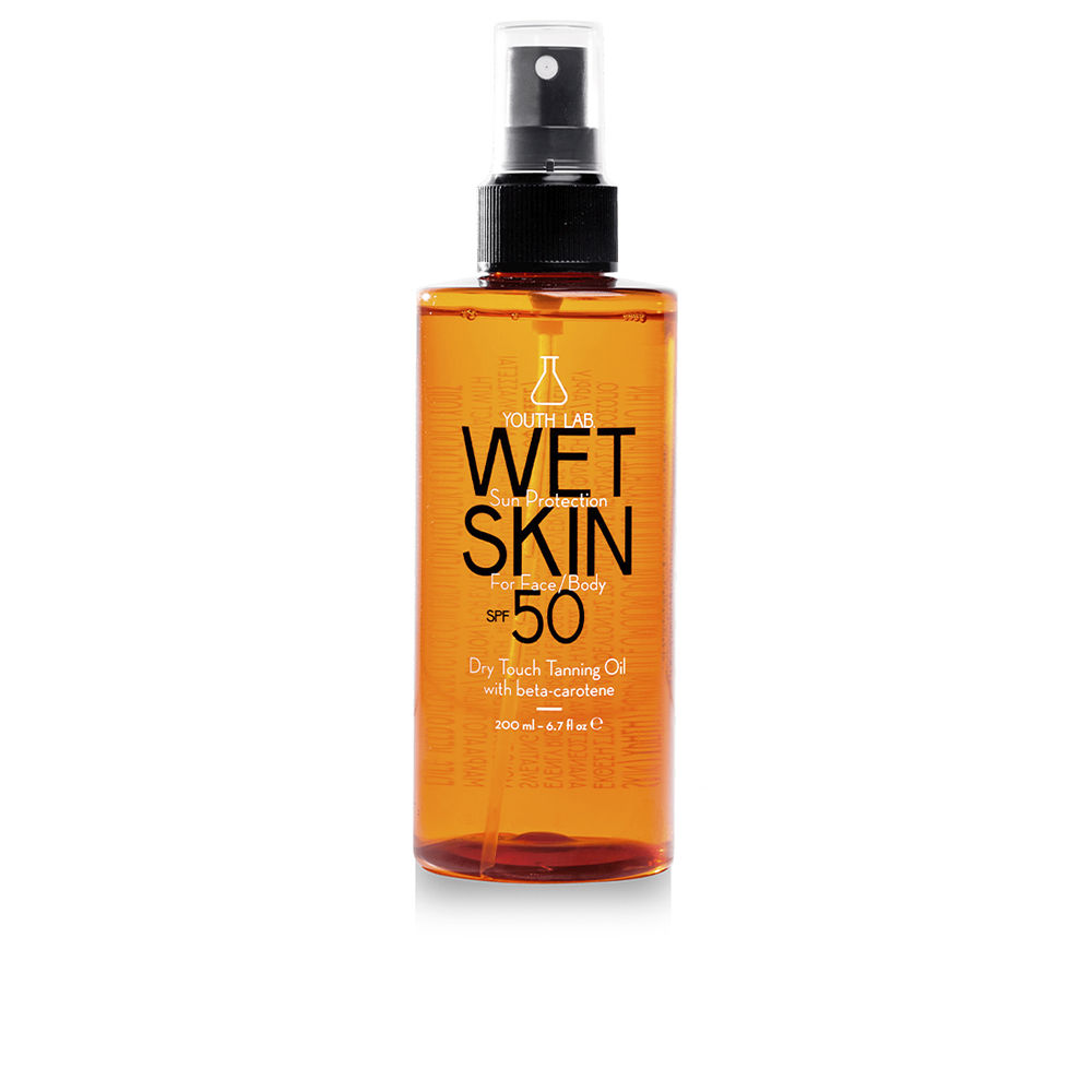 WET SKIN dry tanning oil SPF50