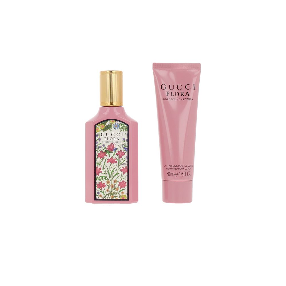 GUCCI FLORA GORGEOUS GARDENIA 2-piece set (Eau de Parfum spray 50ml + Body lotion 50ml)