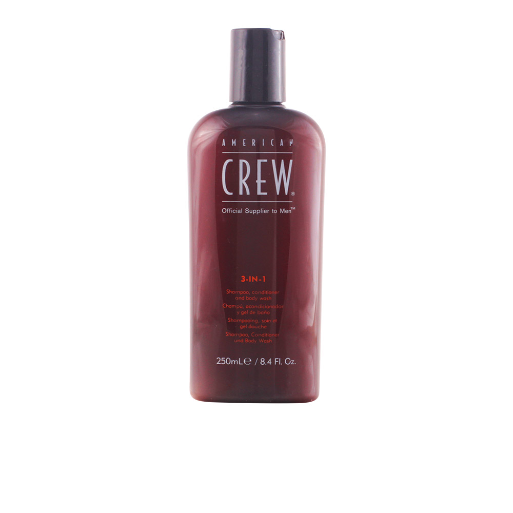 CREW 3 IN 1 shampoo, conditioner & body wash