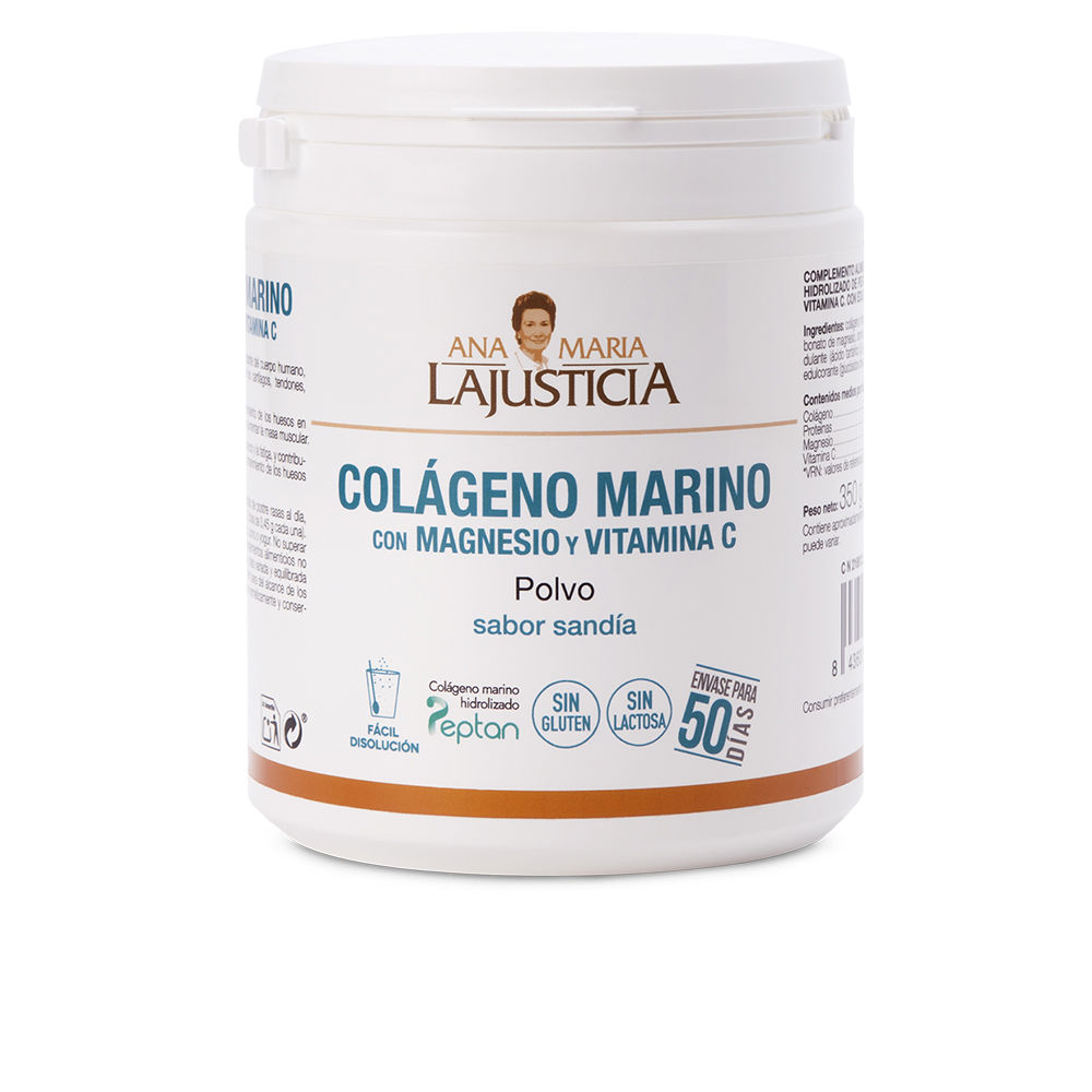 Marine collagen with magnesium and vitamin C, watermelon flavor, powder