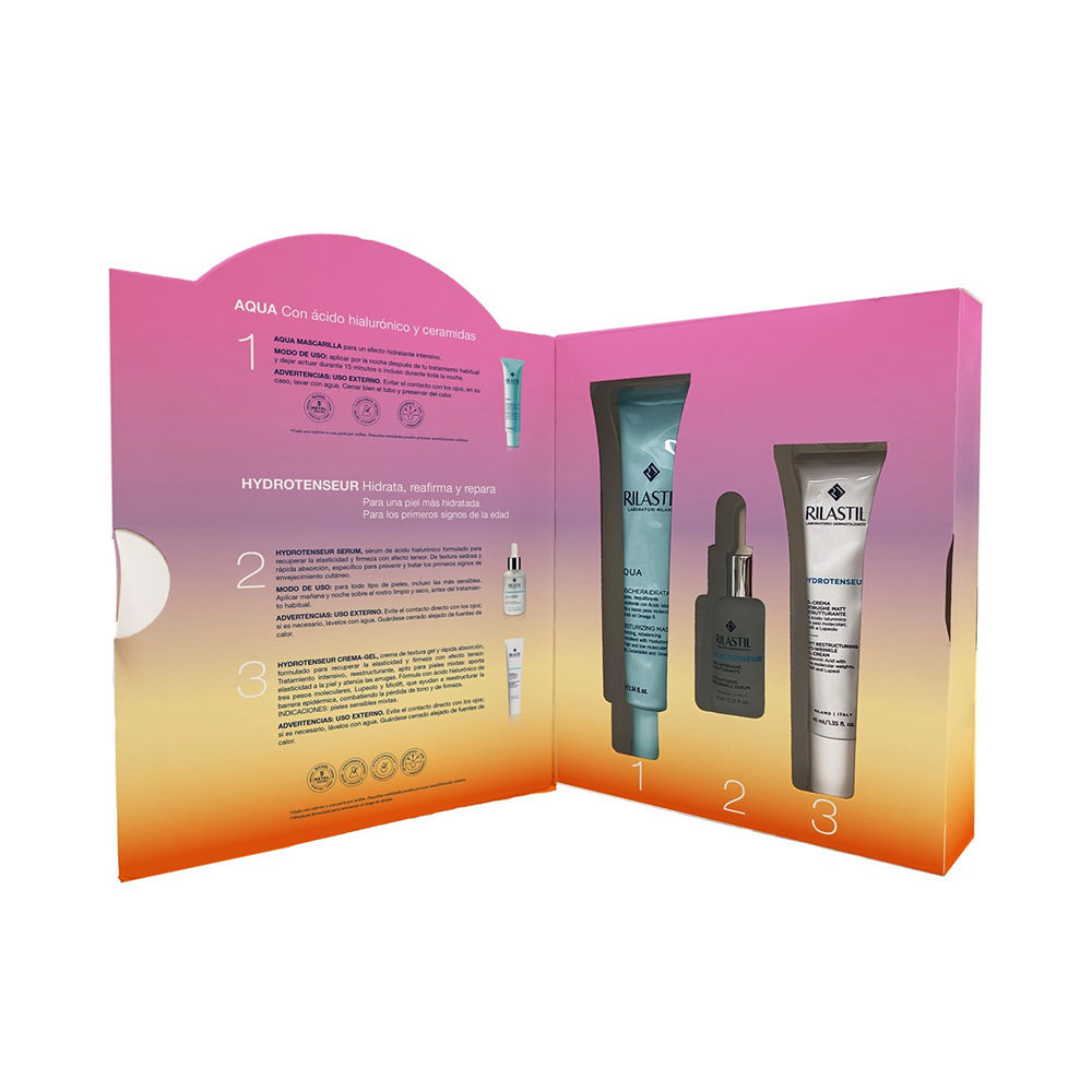 AQUA MASK NIGHT ROUTINE CASE 3 pcs (Intensive mask 75 ml + Gel-cream 40 ml + Serum 15 ml)