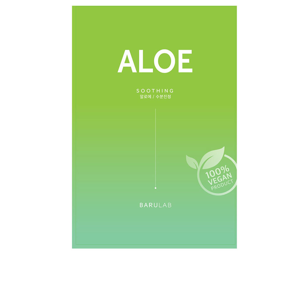 THE CLEAN vegan mask shooting aloe