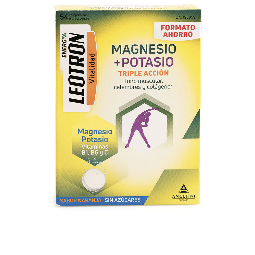 MAGNESIUM + POTASSIUM ENERGY triple action effervescent tablets