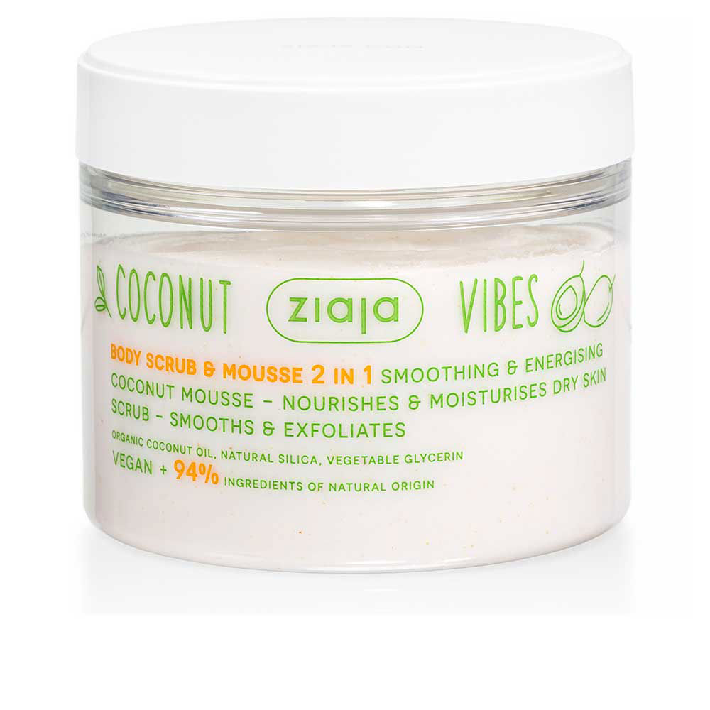COCONUT & ORANGE VIBES body scrub and mousse 2 in 1