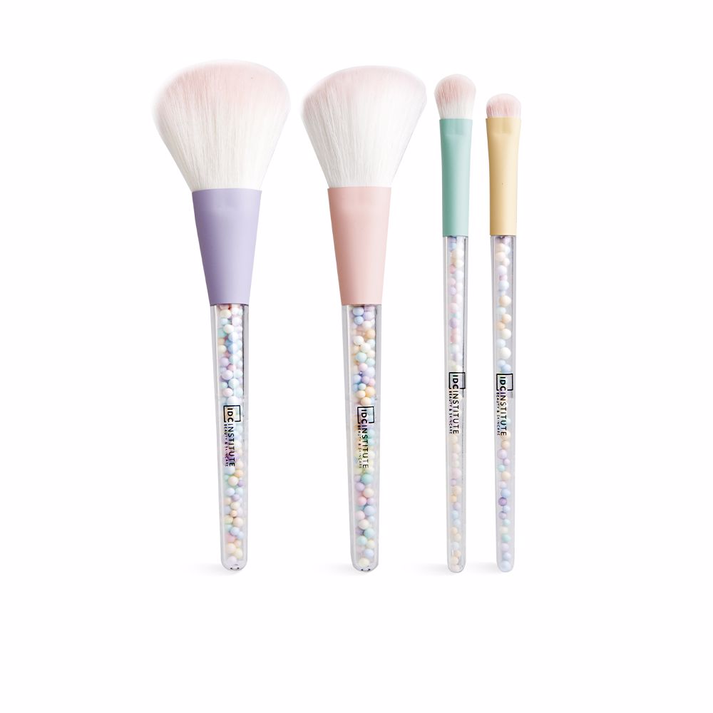 CANDY MAKEUP BRUSHES set (Powder Brush + Angled Brush + Shadow Brush + Concealer Brush)