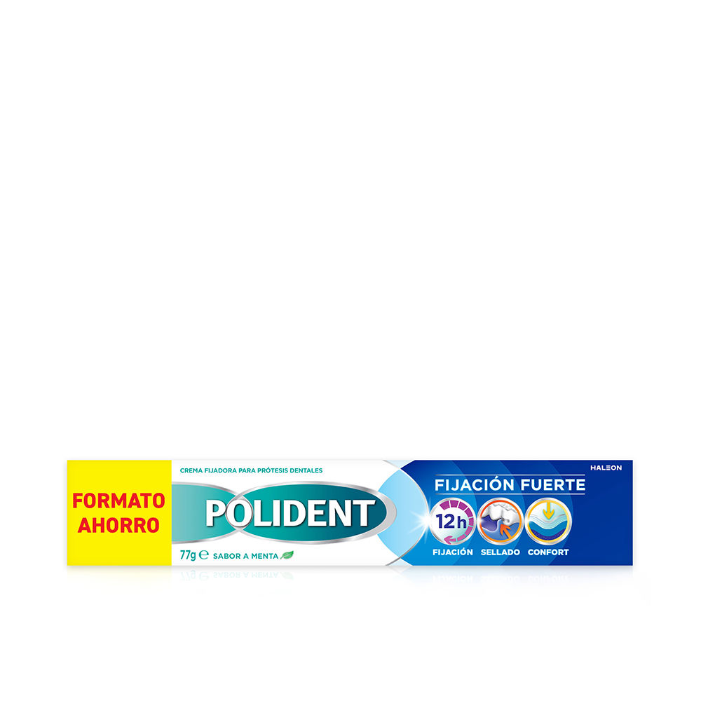 Denture adhesive cream, strong hold, mint flavor,