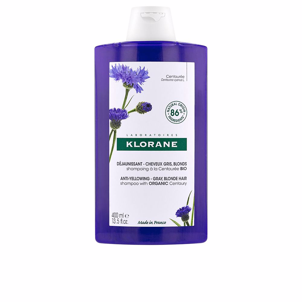 A LA CENTAUREA BIO anti-yellowing shampoo for gray and blond hair