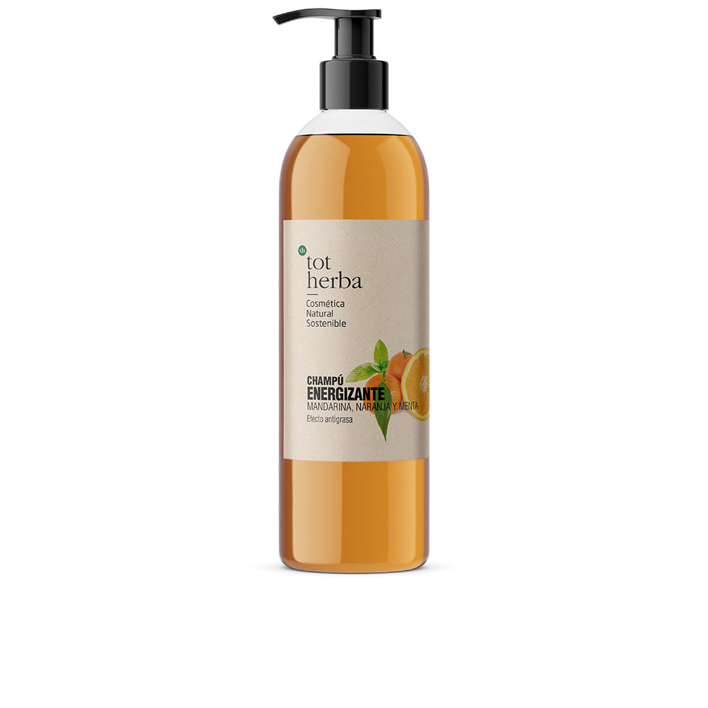 ENERGIZING SHAMPOO tangerine and orange