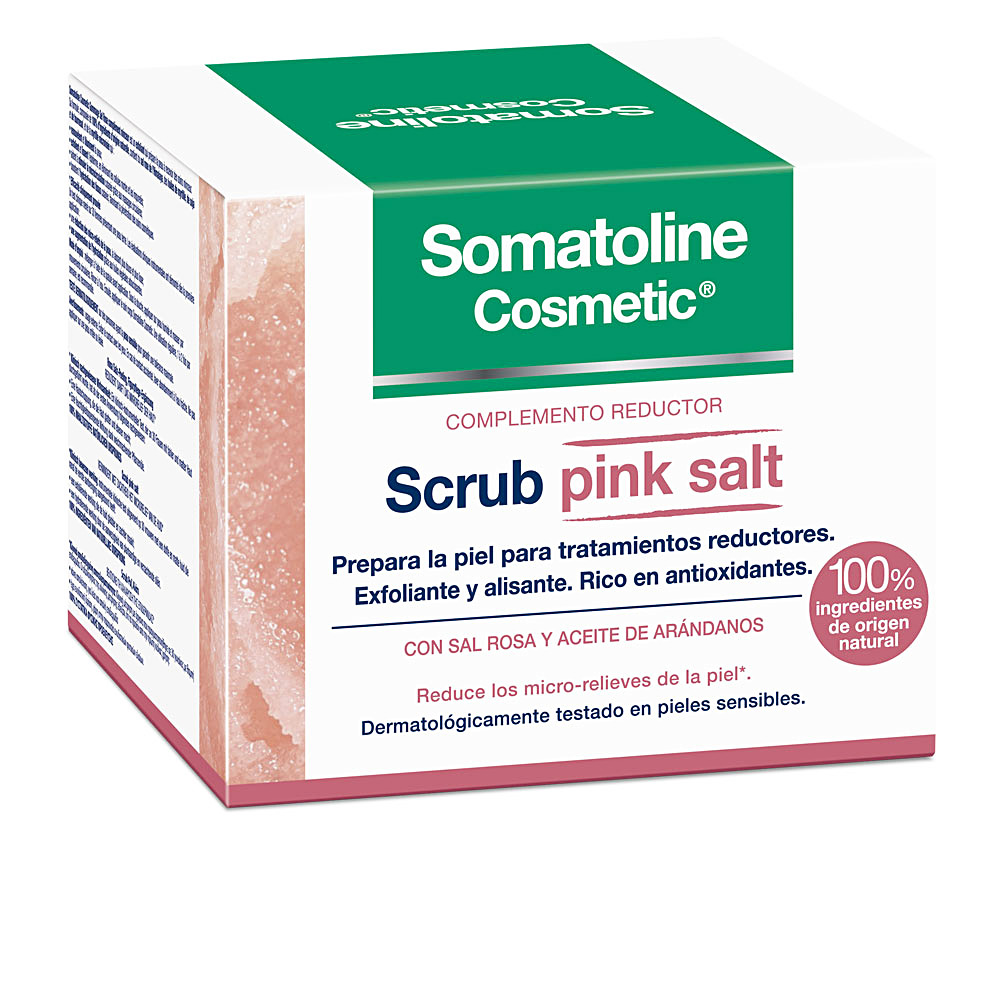 SCRUB exfoliating reducing complement pink salt