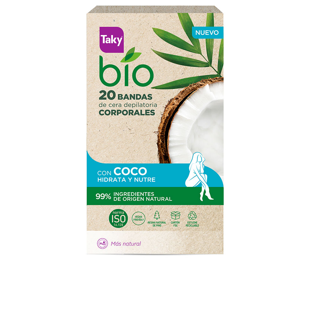 BIO COCO depilatory body wax strips 20 units