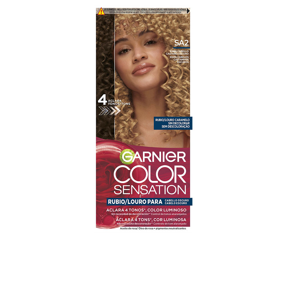 COLOR SENSATION luminous blonde dye without fading for dark hair
