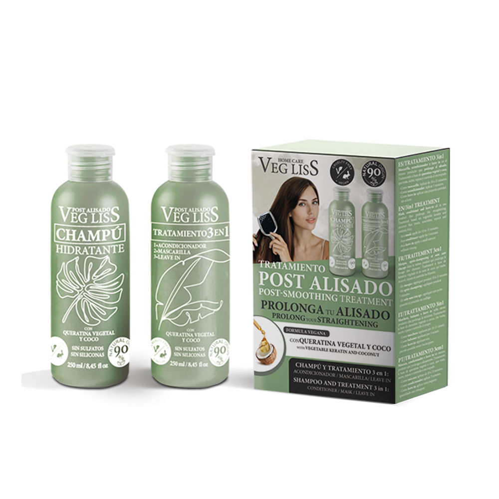 VEG LISS post straightening vegan shampoo and treatment 3 in 1