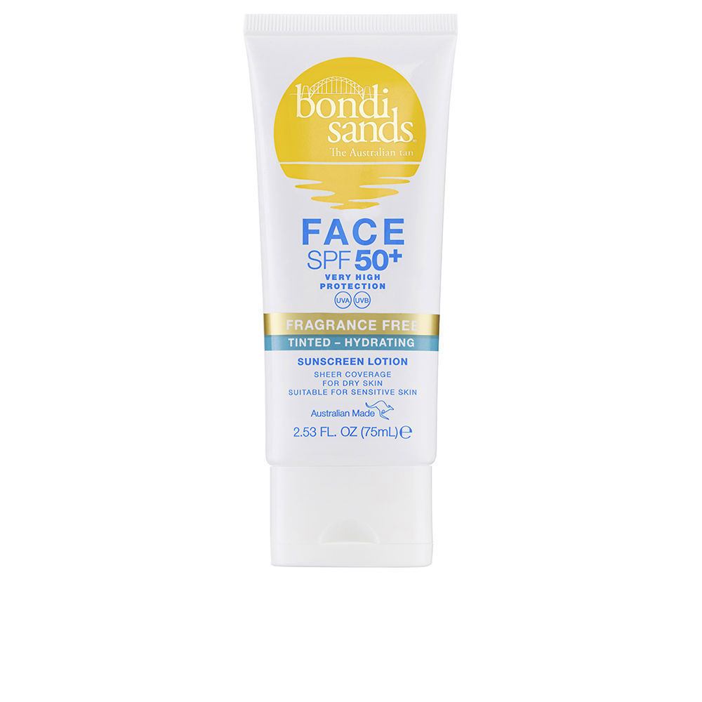 FACE SPF50+ loción facial hidratante con color