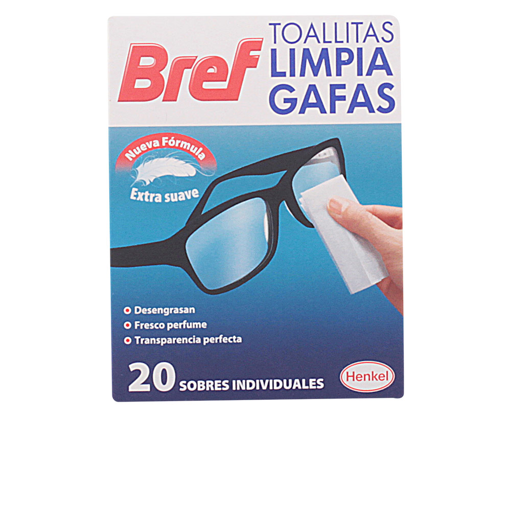BREF glasses cleaning wipes 20 units