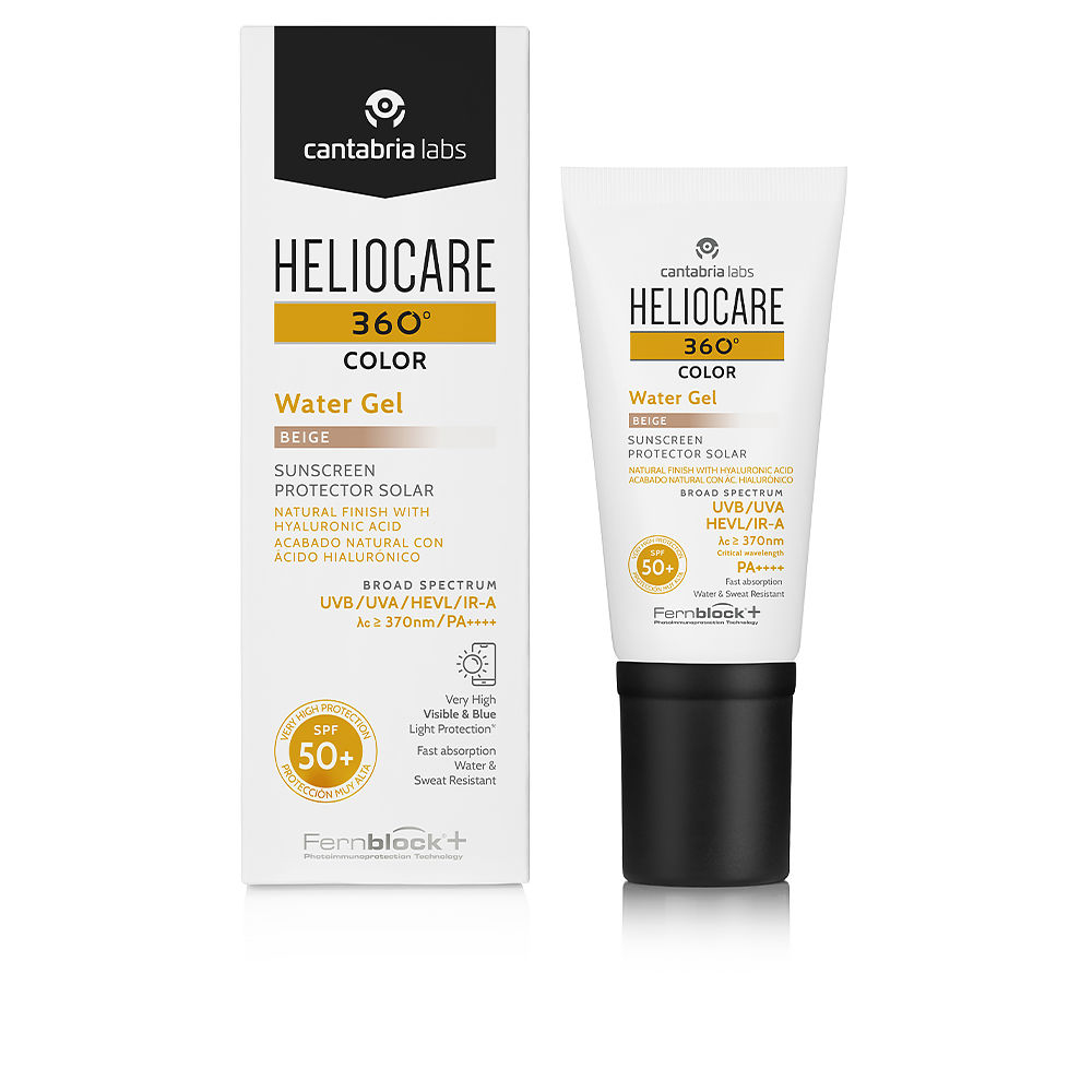HELIOCARE 360° COLOR sunscreen with aqua gel color SPF50+