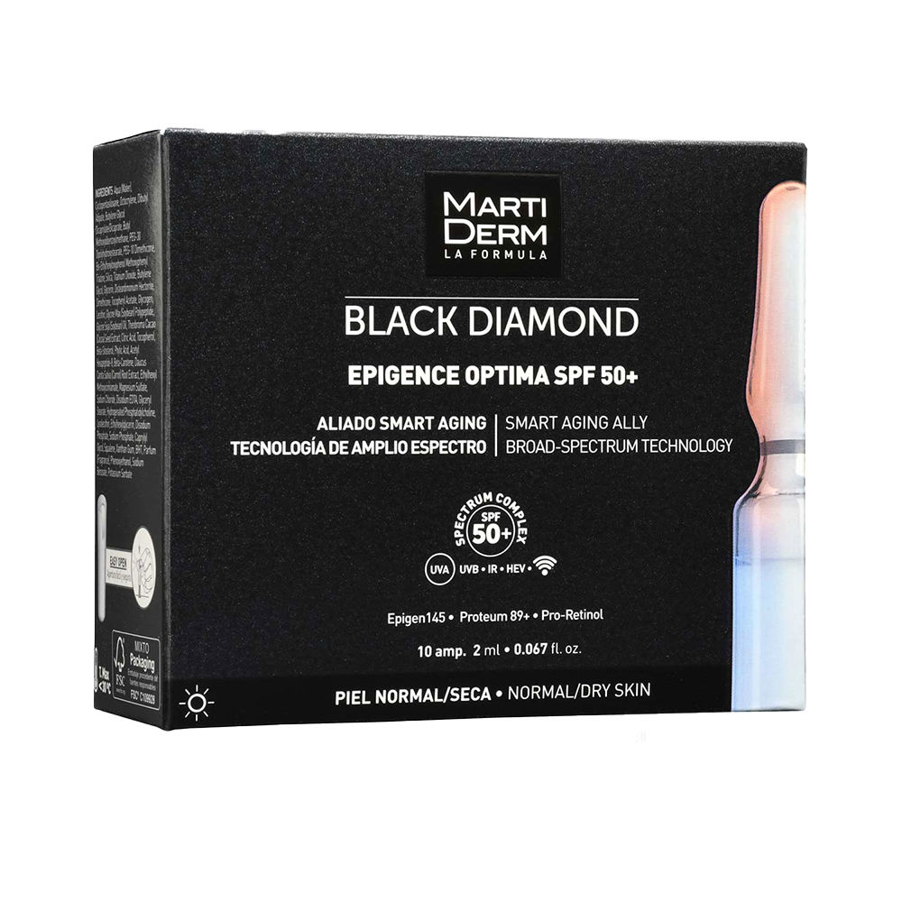 BLACK DIAMOND EPIGENCE OPTIMA ampoules for normal-dry skin SPF50+
