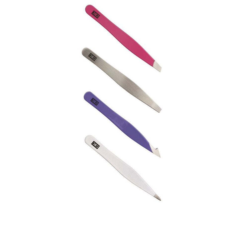 MINNIE ME'S MINI TWEEZERS LOT (Angular tweezers 1 u + flat tweezers 1 u + combined tweezers 1 u + pointed tweezers 1 u)