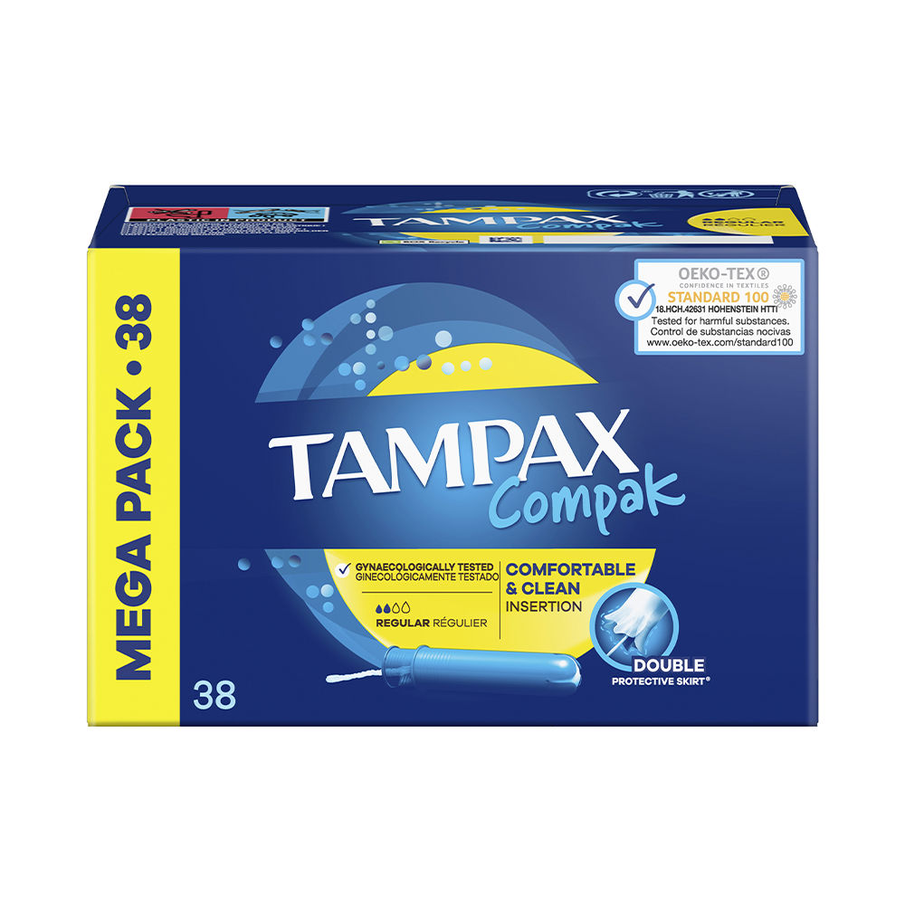 TAMPAX COMPAK tampón regular