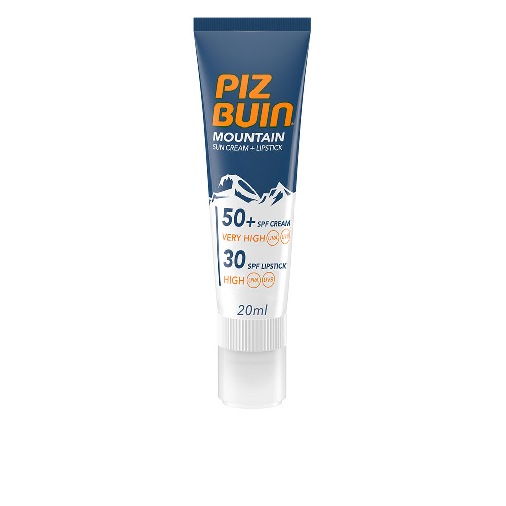 PIZ BUIN MOUNTAIN SPF50+ suncream 20 ml + lipstick F20