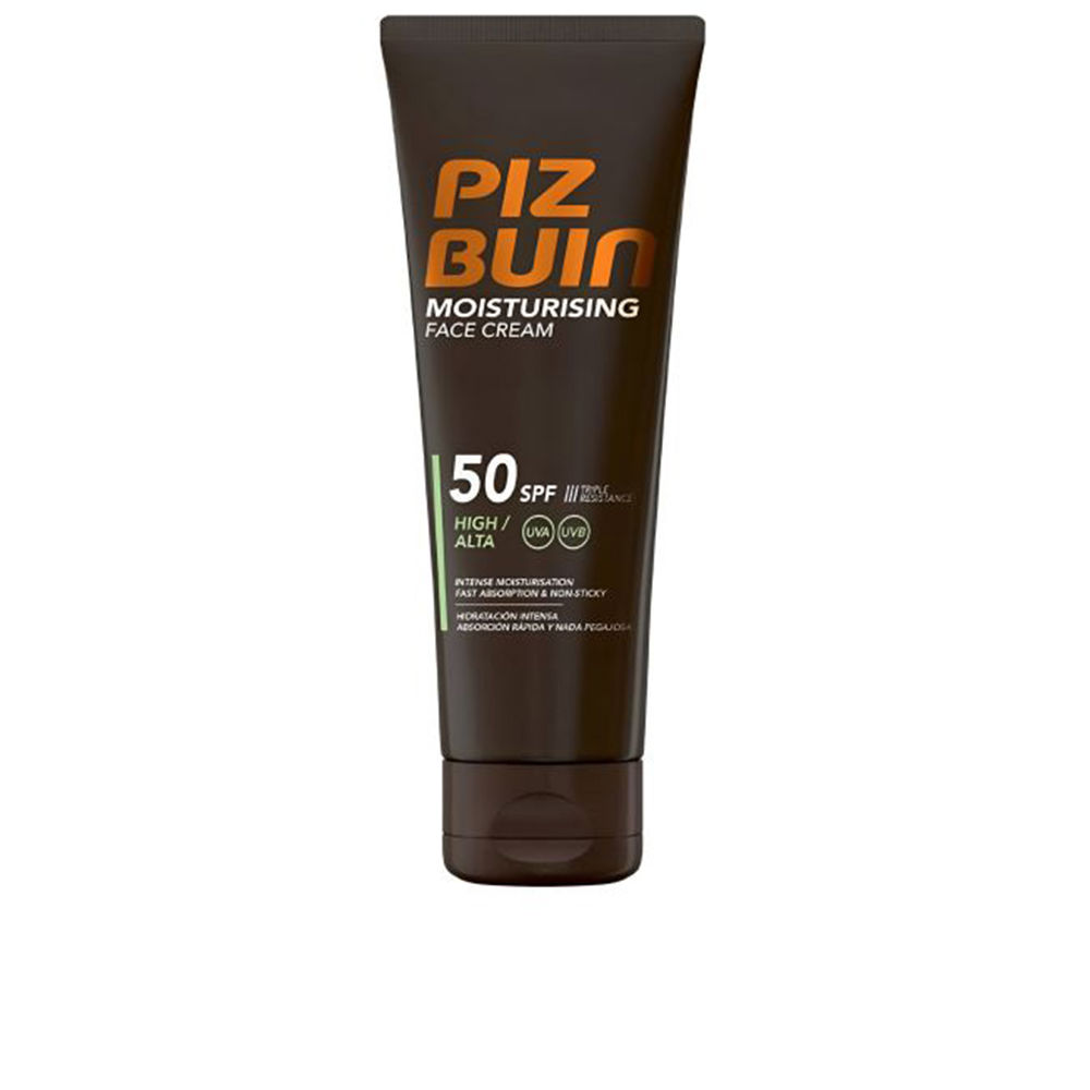PIZ BUIN MOISTURISING face cream SPF50+