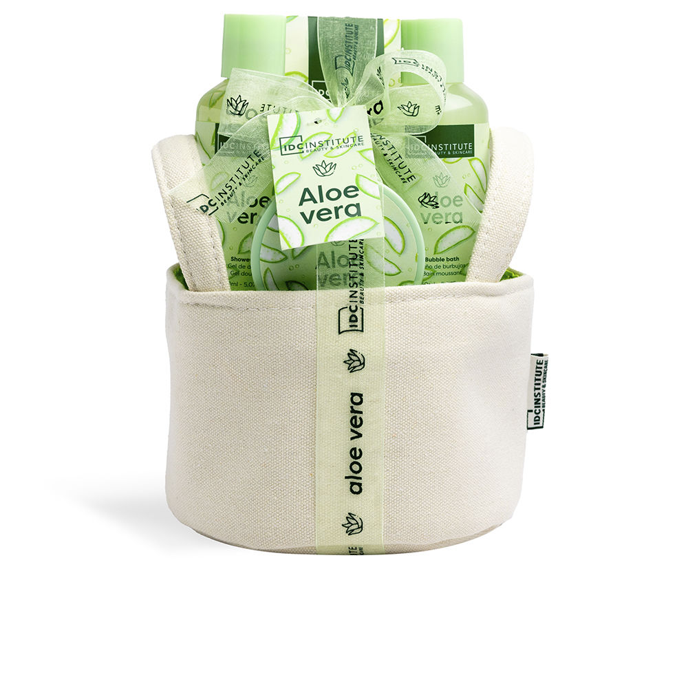 ALOE VERA 4-piece case (Shower Gel 150 ml + Bubble Bath 150 ml + Bath Salts 150 gr + Body Lotion 50 ml)