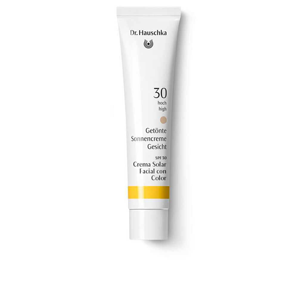 Facial sun cream with color SPF30