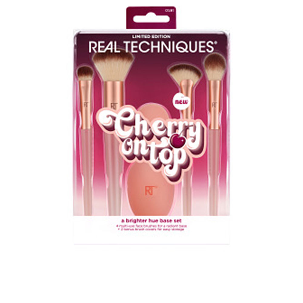 CHERRY ON TOP A BRIGHTER HUE BASE CASE 6 pcs (4 brushes + 2 sponges)