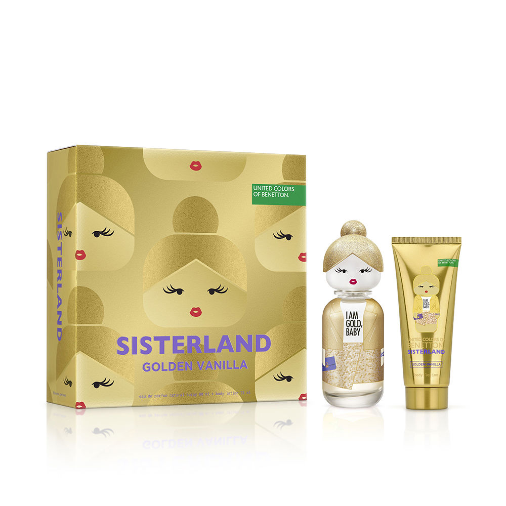 SISTERLAND GOLDEN VANILLA 2-piece CASE (Eau de Parfum spray 80ml + Perfumed body lotion 75ml)