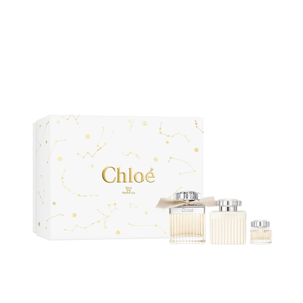 CHLOÉ SIGNATURE CASE 3 pcs (Eau de Parfum spray 75 ml + Body lotion 100 ml + Eau de Parfum spray 5 ml)