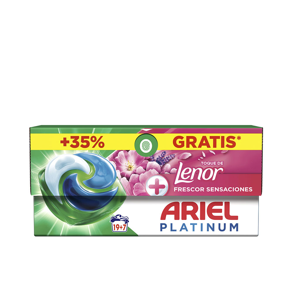 ARIEL PLATINUM SENSATIONS 3-in-1 detergent 26 capsules