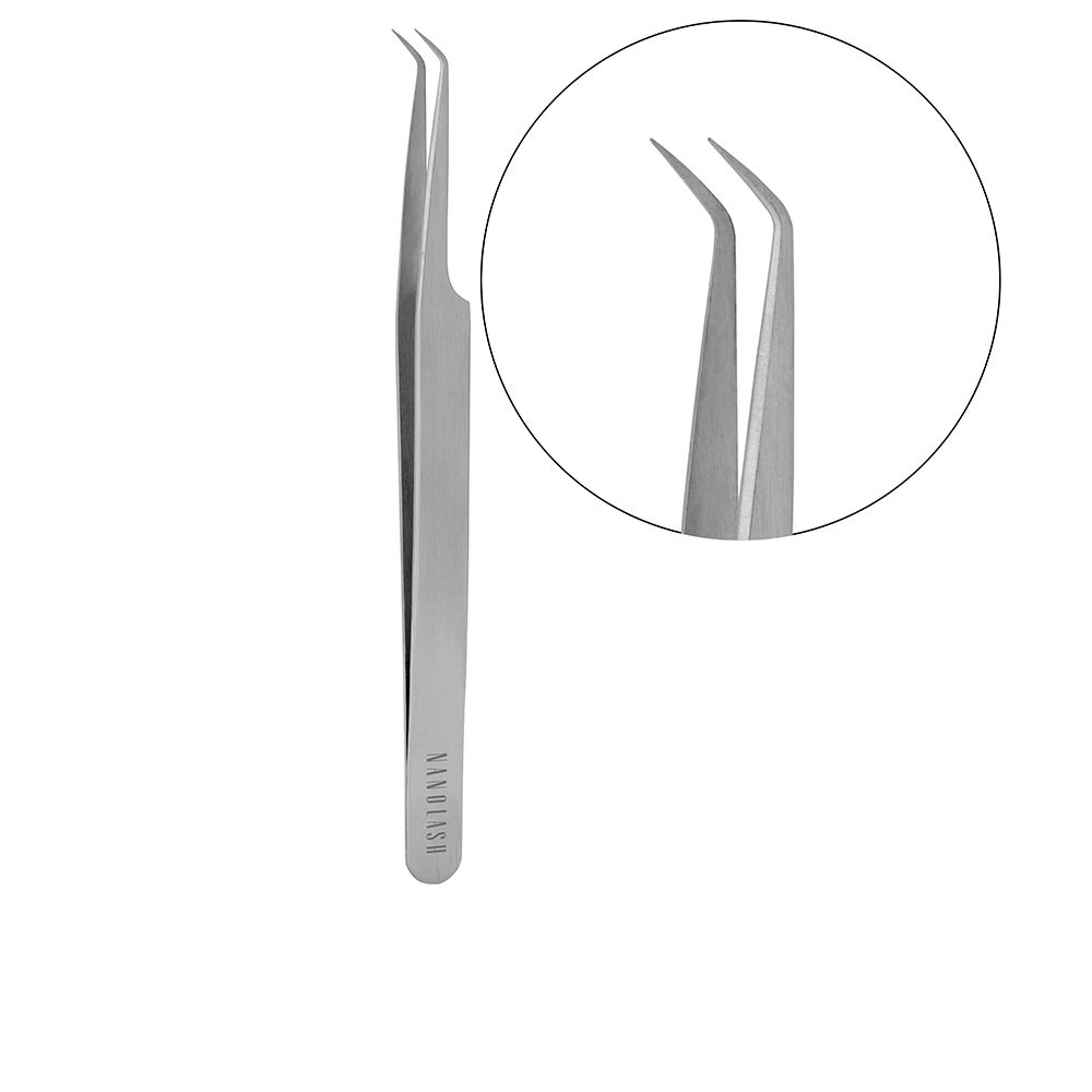 L SHAPE eyelash tweezers