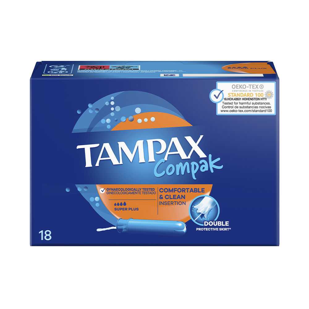 TAMPAX COMPAK tampón super plus