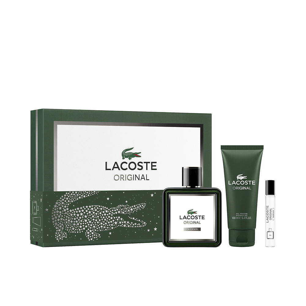 LACOSTE ORIGINAL PARFUM ESTUCHE (Eau de Parfum spray 100 ml + Shower Gel 100 ml + Eau de Parfum spray 7.5 ml)