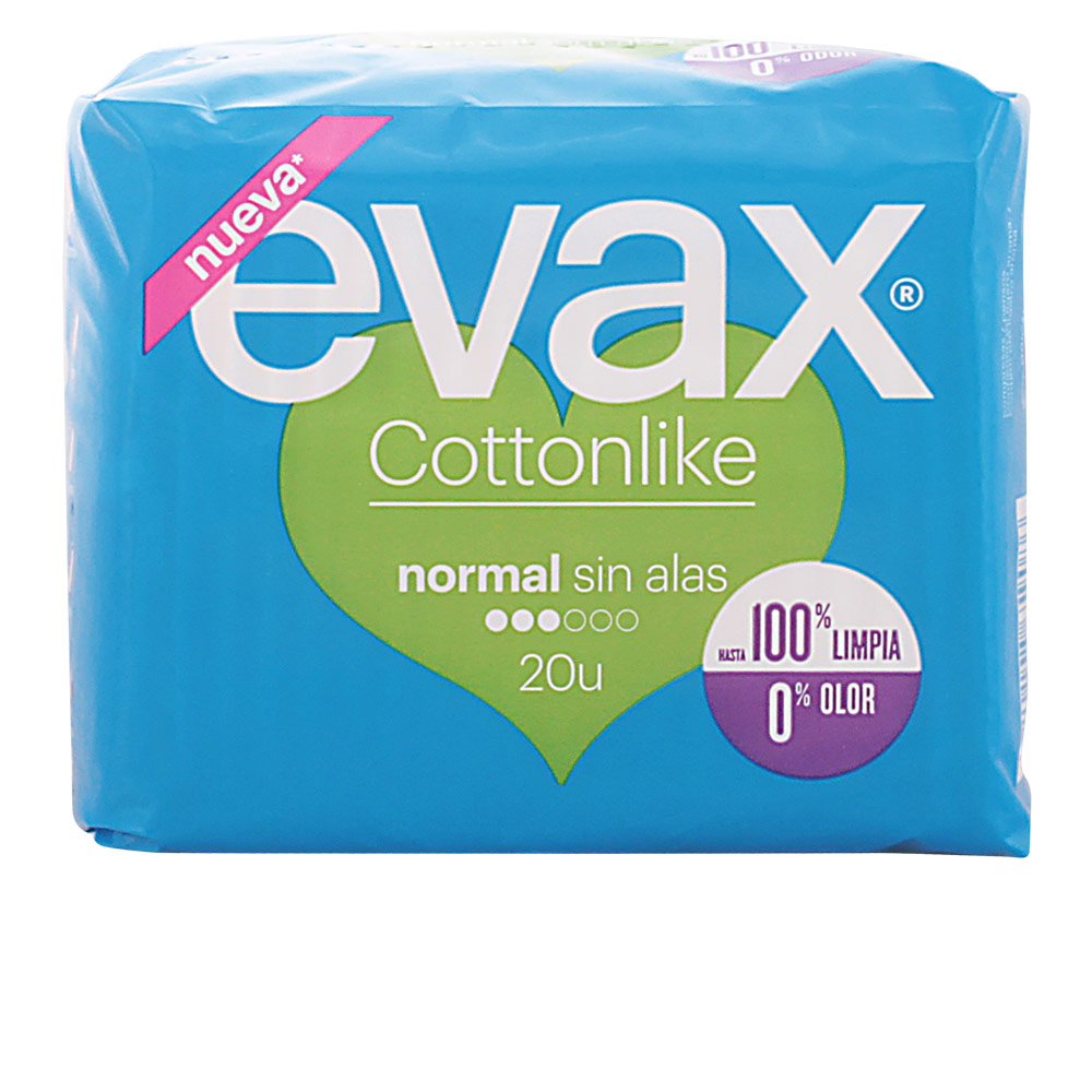 EVAX COTTONLIKE normal pads without wings 20 units