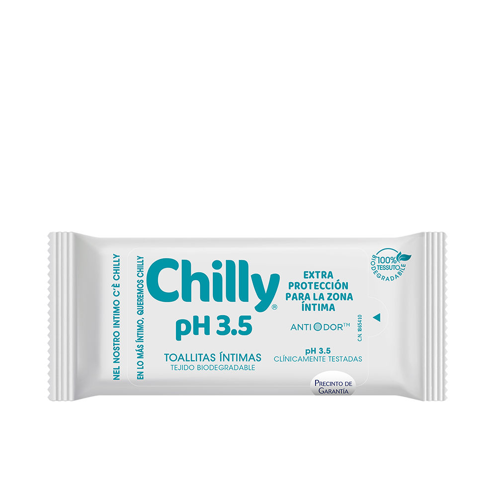 CHILLY POCKET intimate wipes ph 3.5