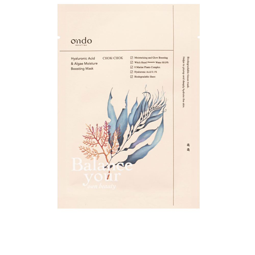 HYALURONIC ACID & ALGAE MOISTURE boosting mask