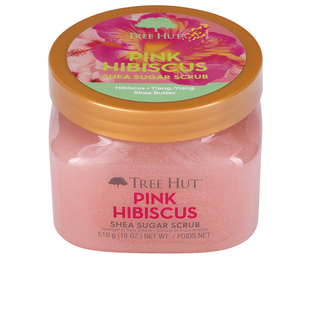 Pink hibiscus sugar scrub