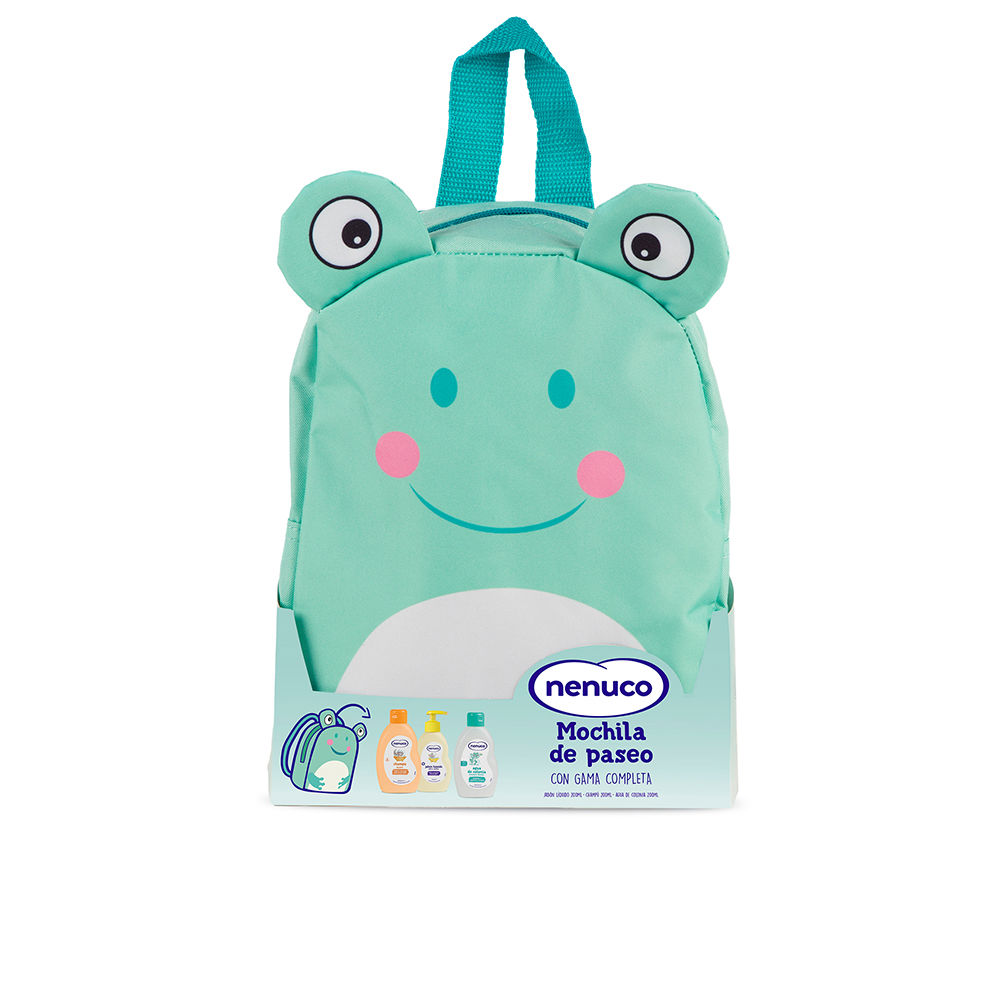 FROG BACKPACK CASE 4 pcs (Cologne 200 ml + Liquid soap 200 ml + Shampoo 200 ml + Backpack 1 unit)