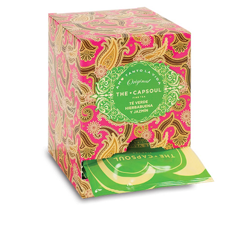 ENVELOPED PYRAMIDS peppermint jasmine green tea